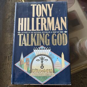 Tony Hillerman - Talking God - 1st Edition 1989 w/ Jacket EUC